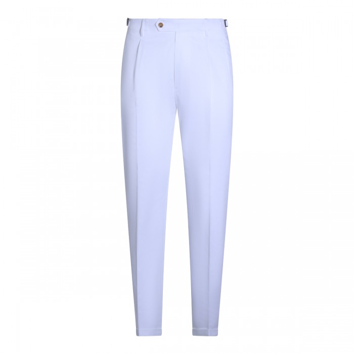 WHITE COTTON PANTS