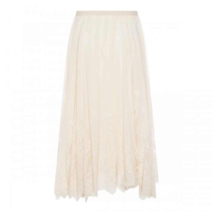 WHITE COTTON SKIRT 2