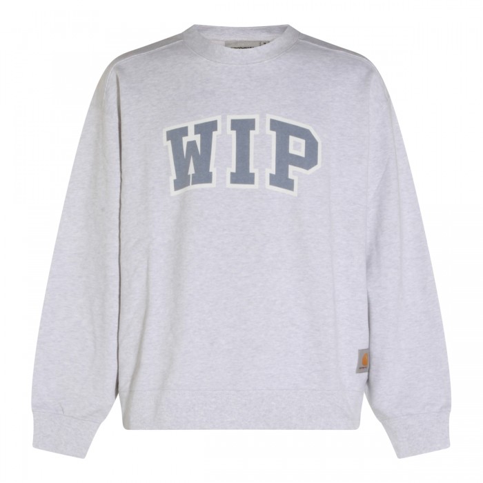 GREY COTTON SWEATSHIRT