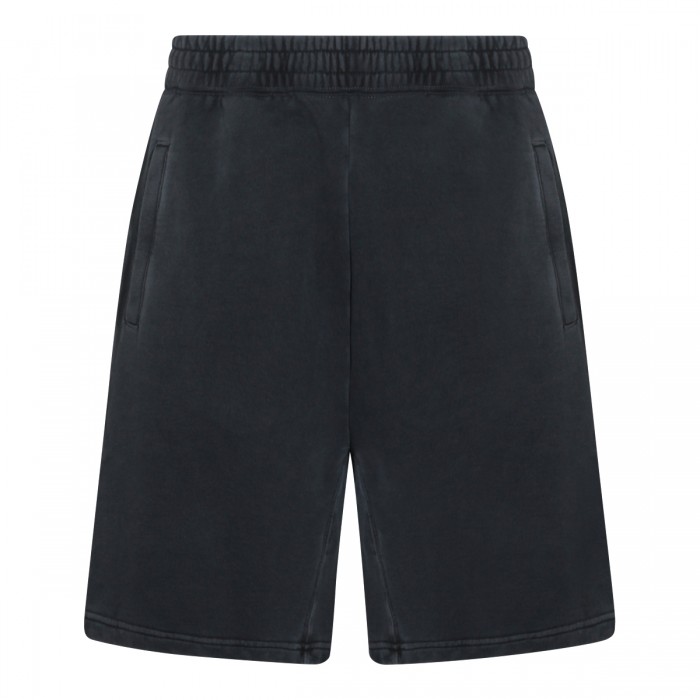 BLACK COTTON SHORTS