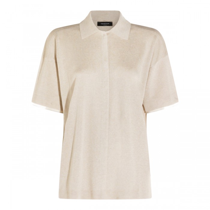 BEIGE POLO SHIRT