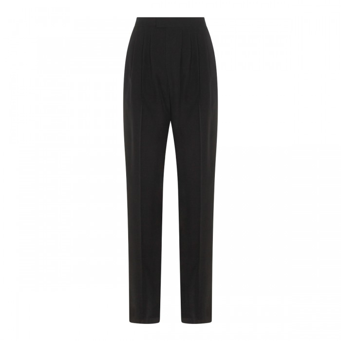 BLACK SILK PANTS