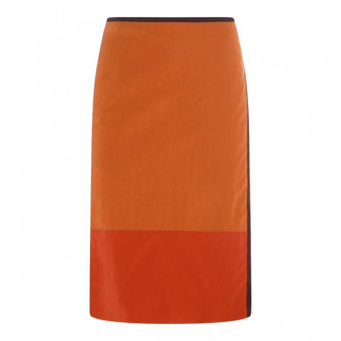 MULTICOLOR MIDI SKIRT