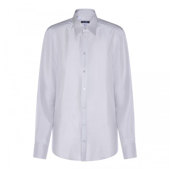 WHITE SILK SHIRT