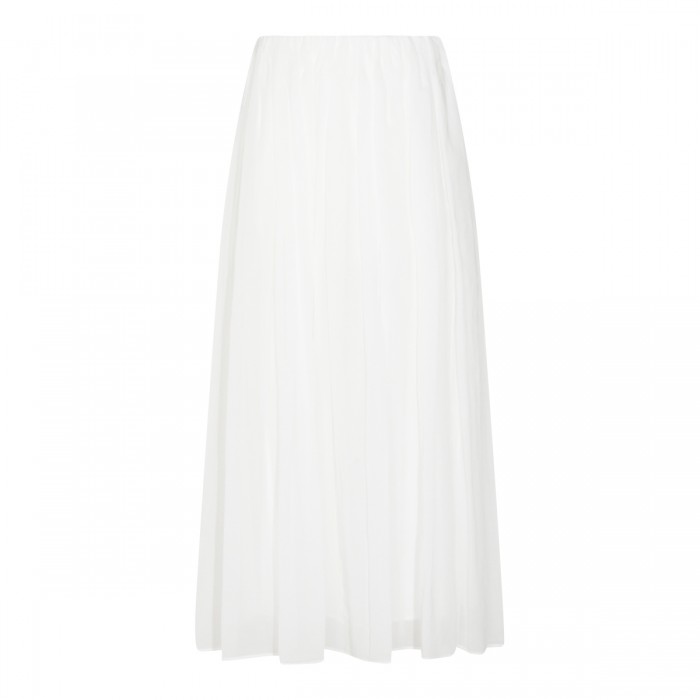 WHITE COTTON SKIRT