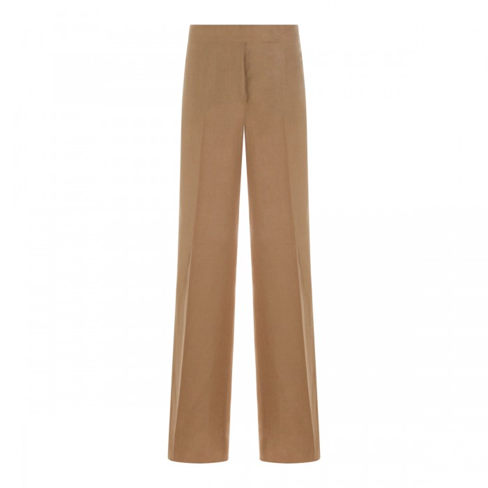 CAMEL LINEN  PANTS