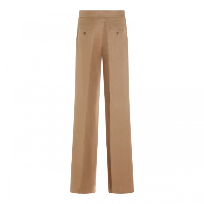 CAMEL LINEN  PANTS 2