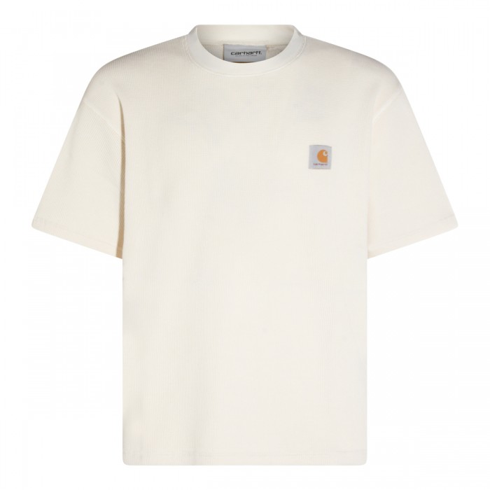 WHITE COTTON T-SHIRT