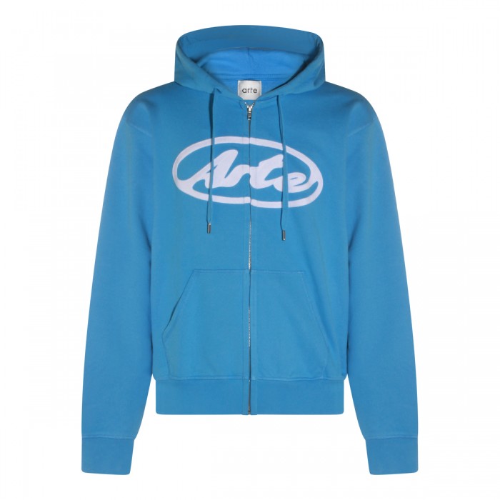 BLUE COTTON SWEATSHIRT