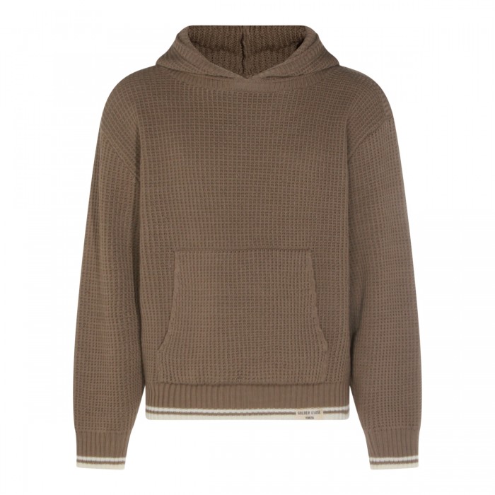 BROWN COTTON KNITWEAR