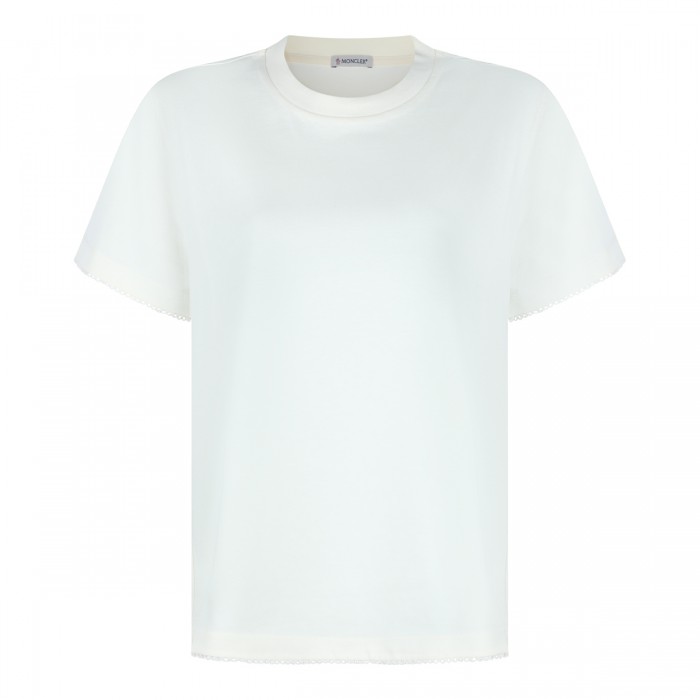 WHITE COTTON T-SHIRT