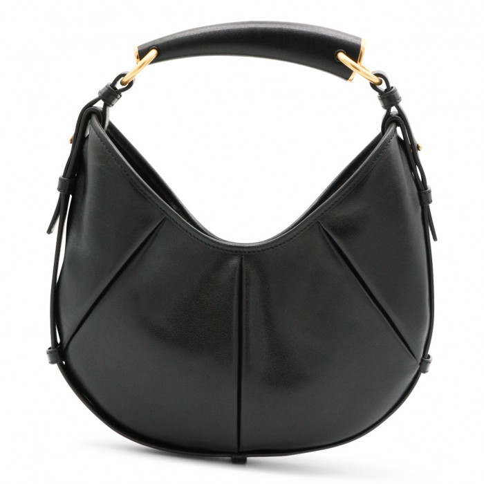 BLACK LEATHER SMALL MOMBASA...