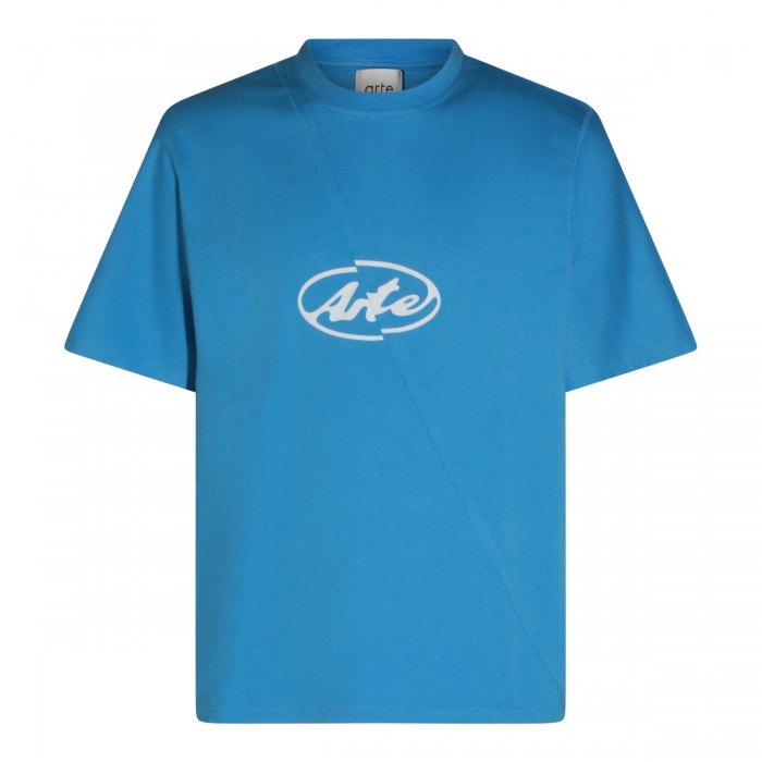 BLUE COTTON T-SHIRT