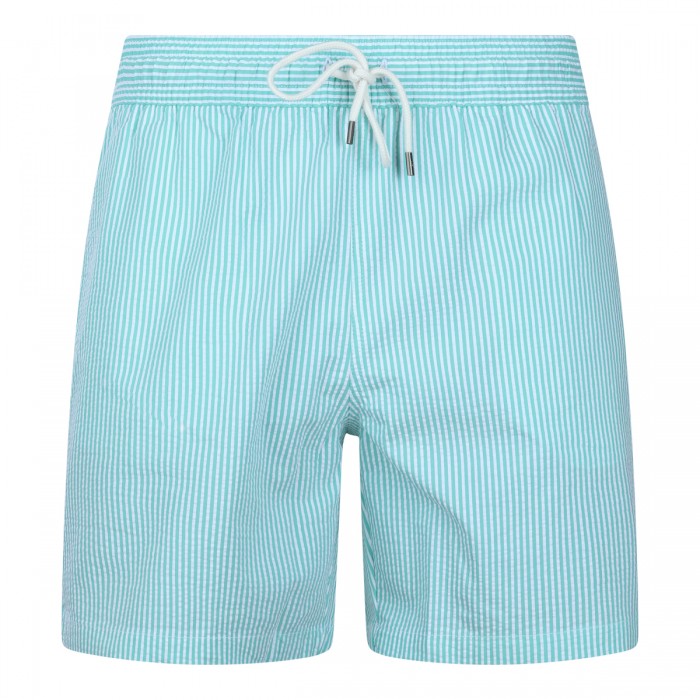 LIGHT BLUE COTTON BEACHWEAR