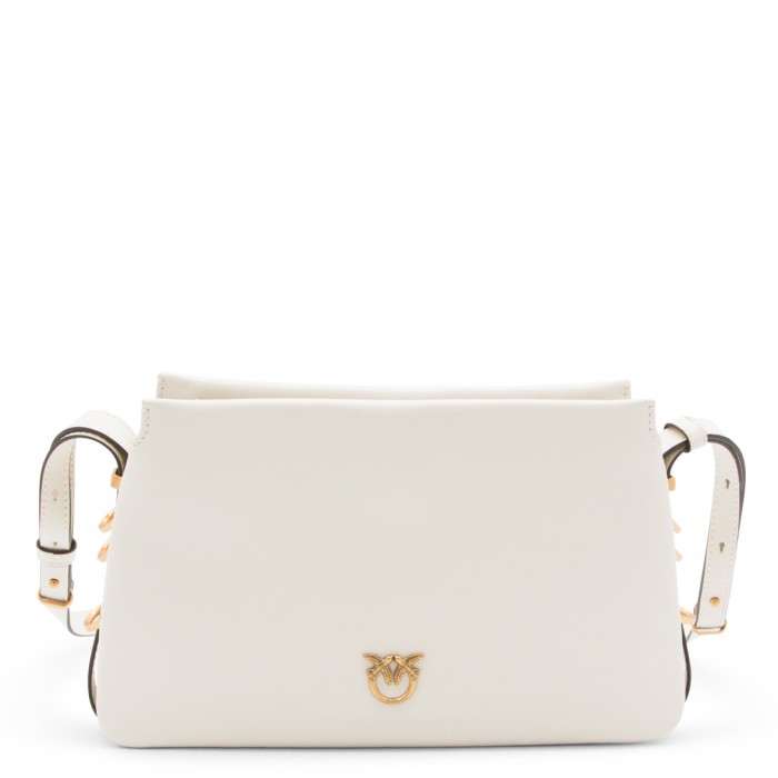 WHITE LEATHER TRIPLET MINI...