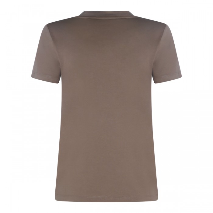 BEIGE COTTON PAPAIA T-SHIRT 2