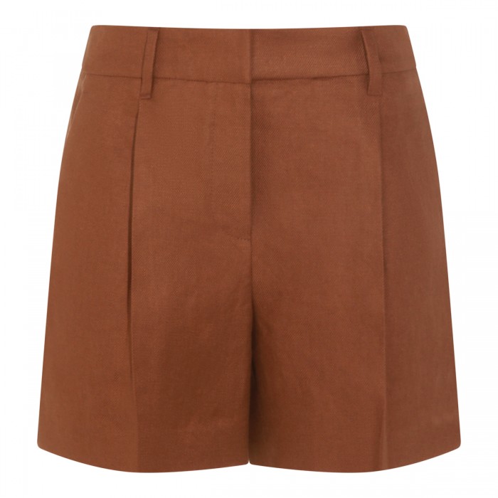 MOU LINEN BERMUDA SHORTS