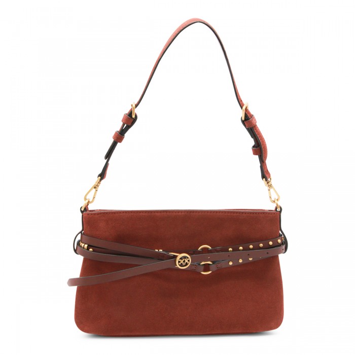 BROWN LEATHER SHOULDER BAG