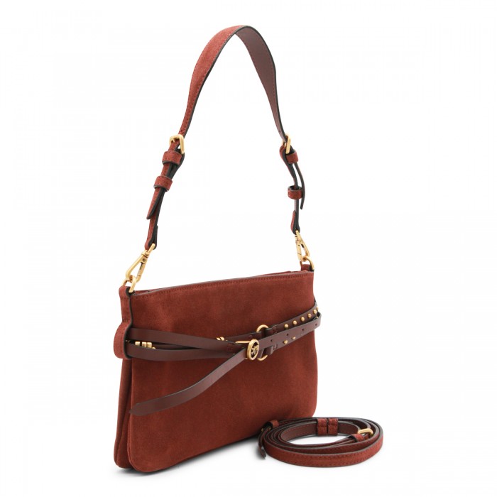 BROWN LEATHER SHOULDER BAG 2
