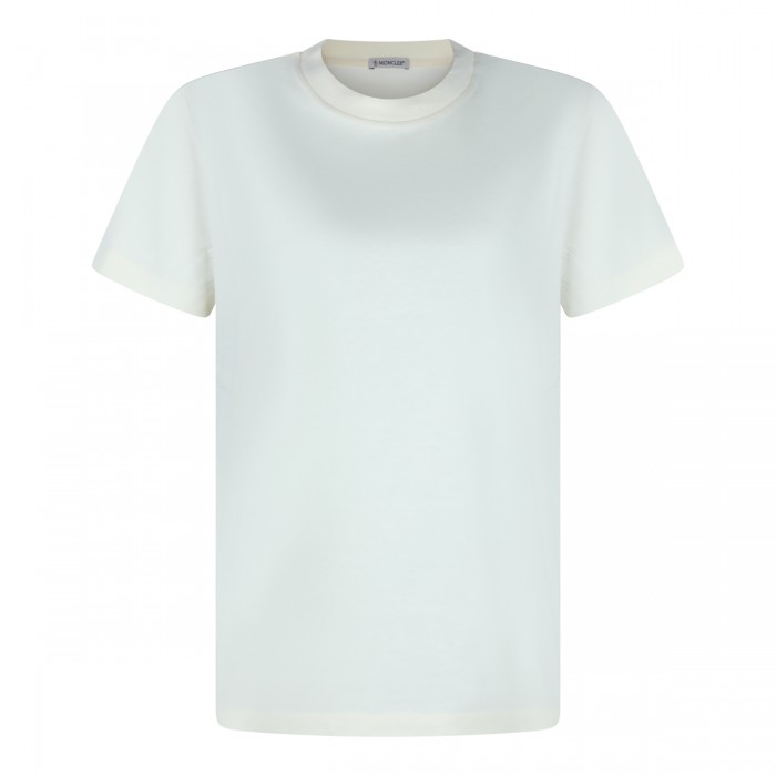 WHITE COTTON T-SHIRT
