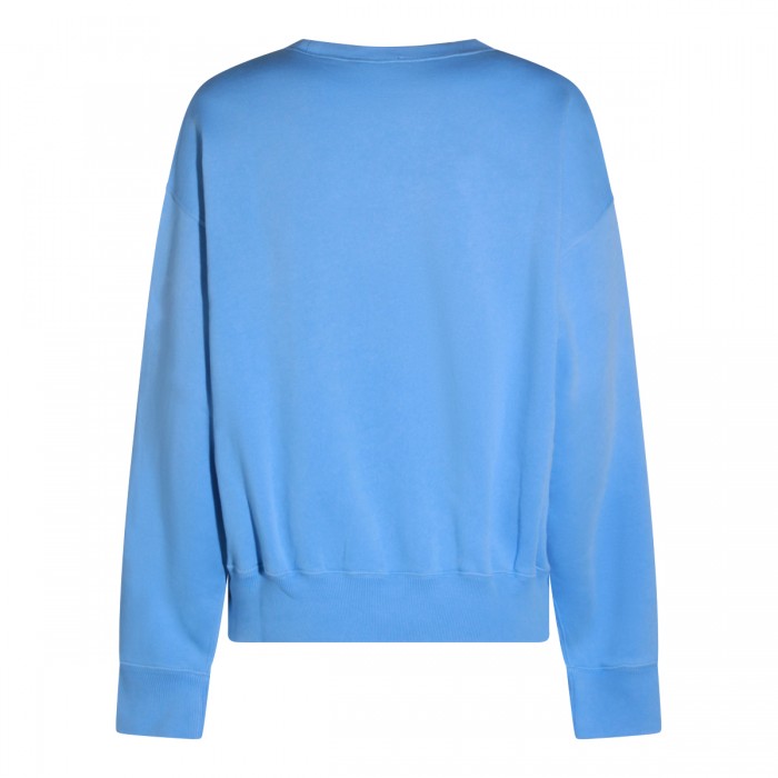 LIGHT BLUE COTTON SWEATSHIRT 2