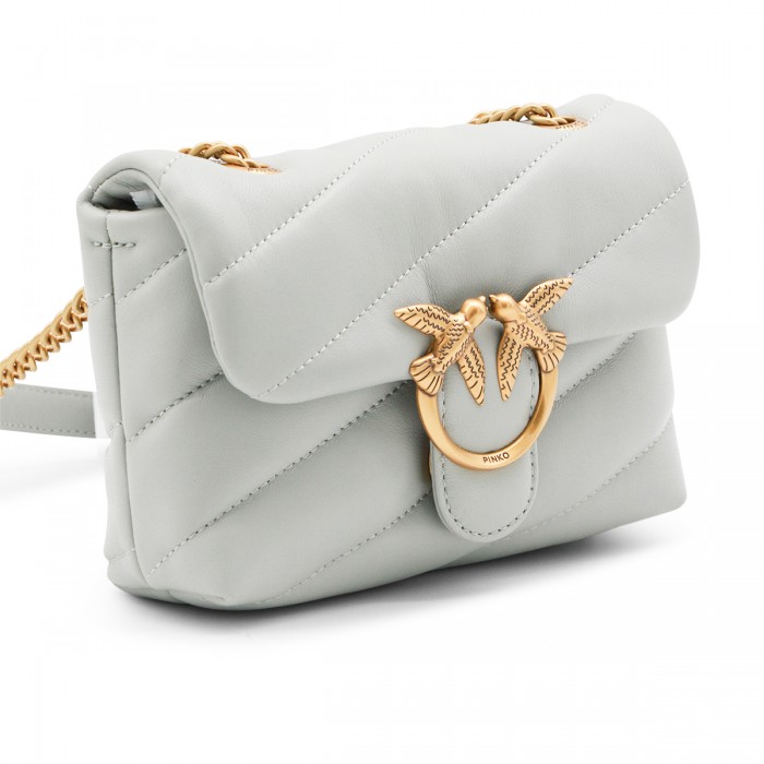 GREY LEATHER LOVE PUFF BABY... 2