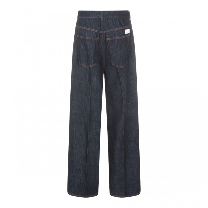 BLUE GREY COTTON JEANS 2