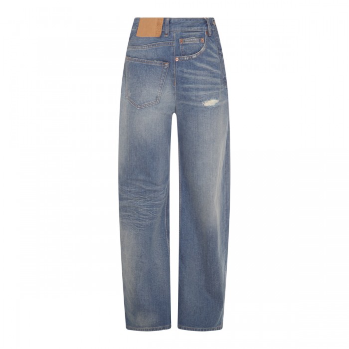BLUE COTTON DENIM JEANS