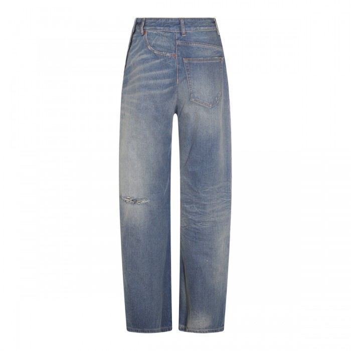 BLUE COTTON DENIM JEANS 2