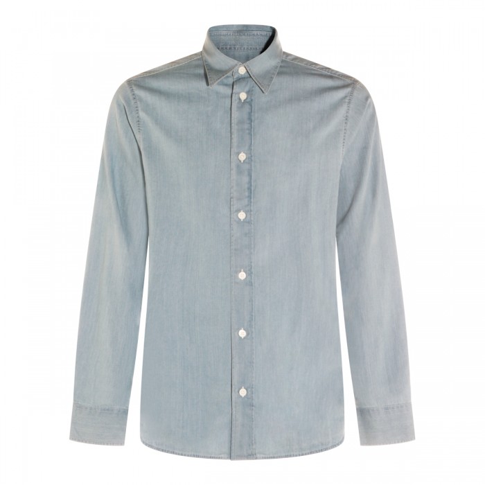 LIGHT BLUE COTTON SHIRT