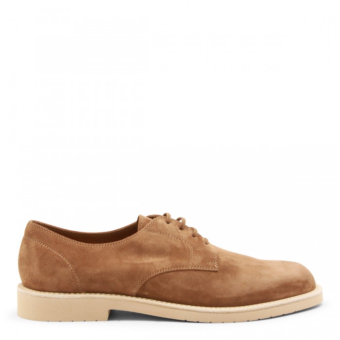 BROWN LEATHER LACE UP SHOES