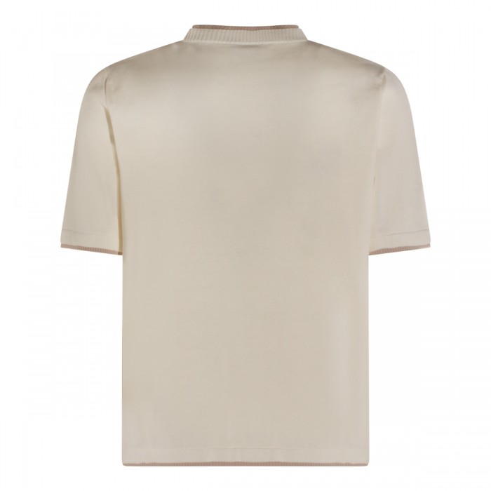 BEIGE COTTON T-SHIRT 2