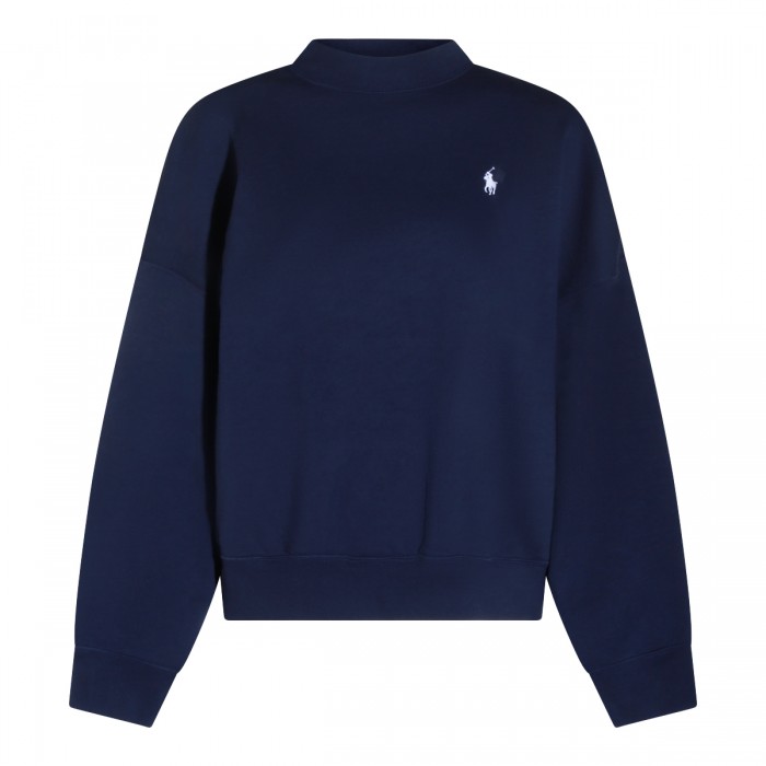 BLUE COTTON SWEATSHIRT