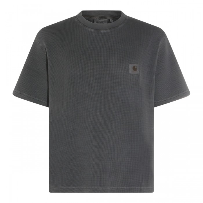 DARK GREY COTTON T-SHIRT