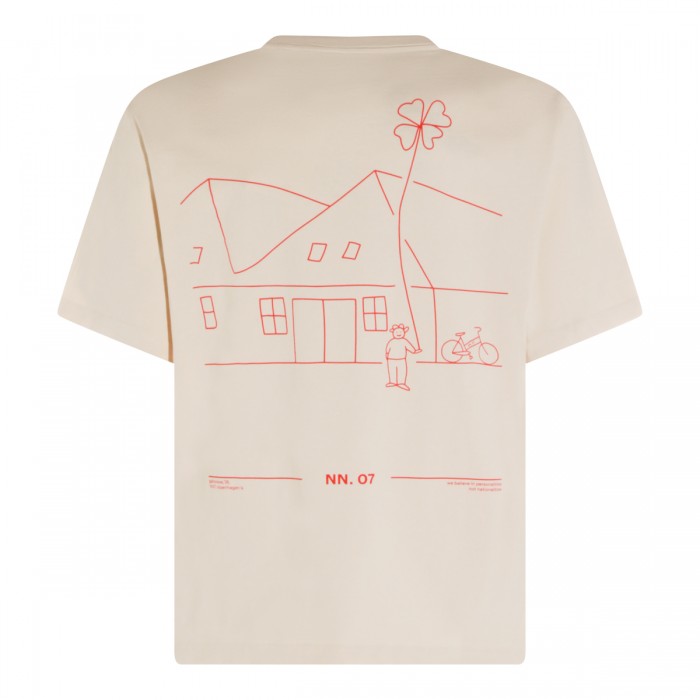 BEIGE COTTON T-SHIRT 2