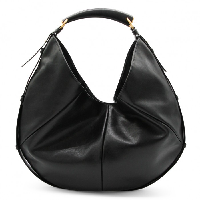 BLACK LEATHER MOMBASA LARGE...