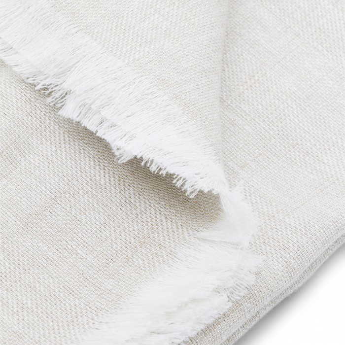 WHITE LINEN SCARVES 2
