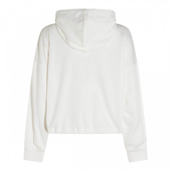 WHITE COTTON SWEATSHIRT 2