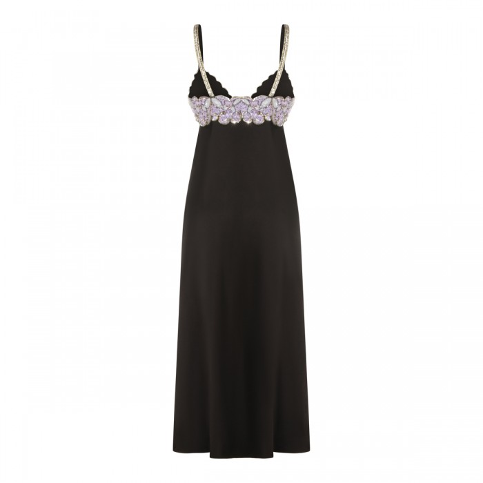 BLACK AND SILVER LONG DRESS 2