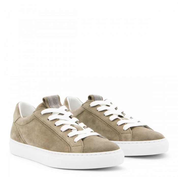 BEIGE LEATHER SNEAKERS 2