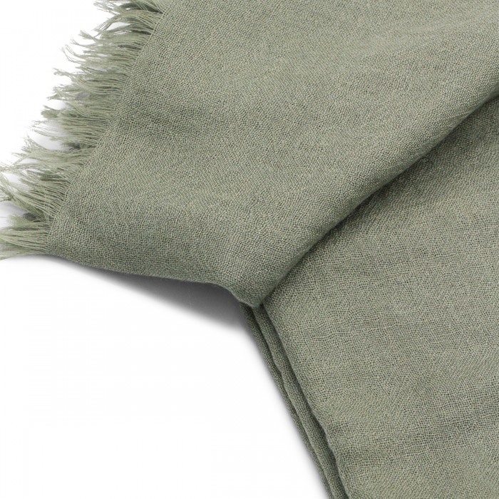 GREEN LINEN SCARVES 2