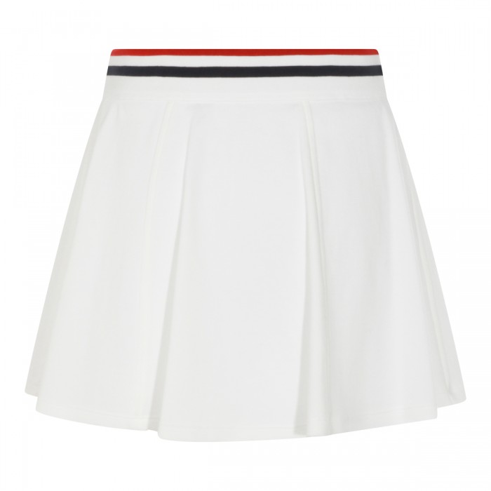 WHITE COTTON MINI SKIRT 2