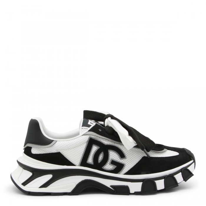 WHITE AND BLACK SNEAKERS