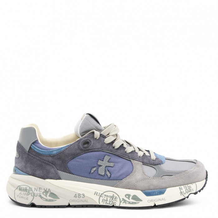 BLUE AND GREY SNEAKERS