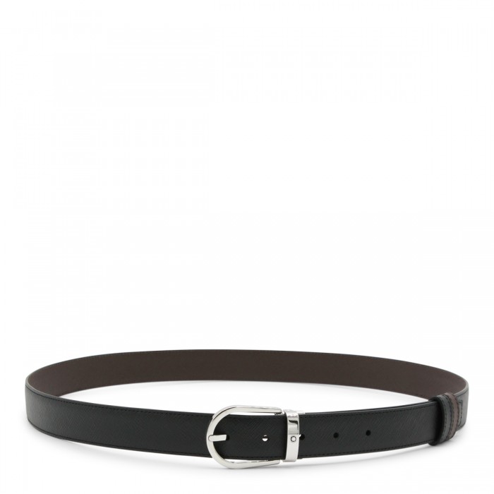 BLACK LEATHER BELT