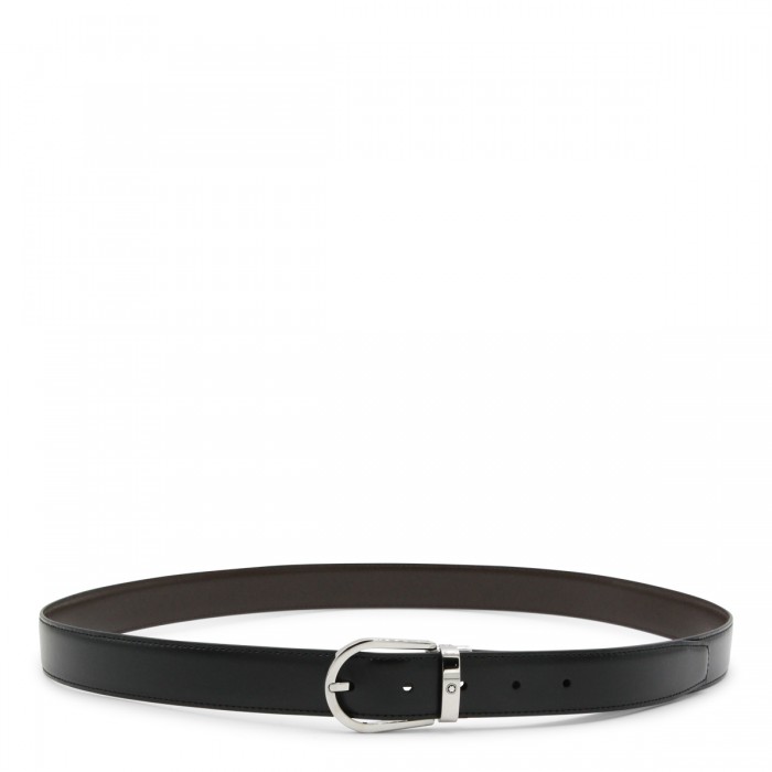 BLACK LEATHER BELT