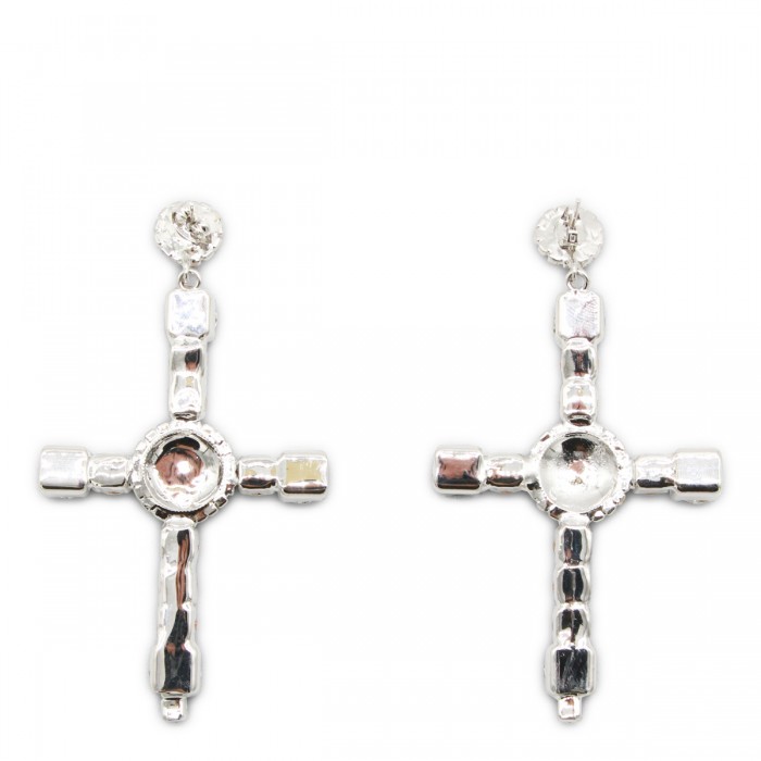 CRYSTAL BRASS EARRINGS 2