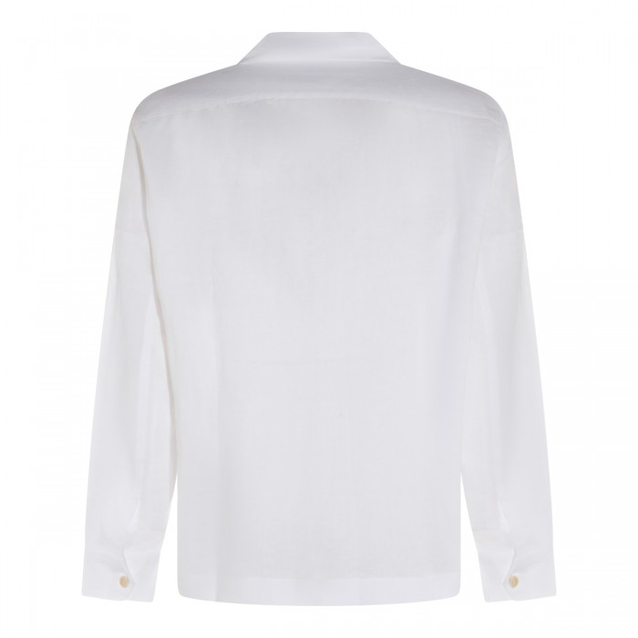 WHITE LINEN SHIRT 2