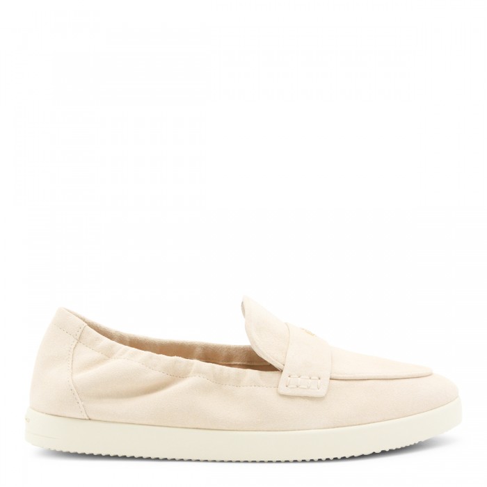 SAND LEATHER LOAFERS