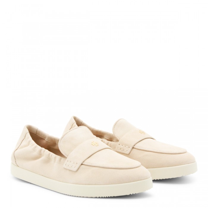 SAND LEATHER LOAFERS 2